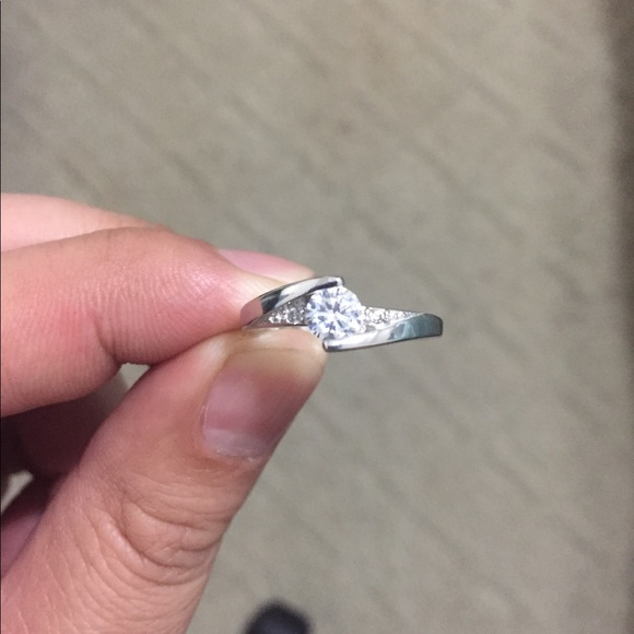 S925 Sterling Silver Women Wedding Ring - Picture 2 of 3